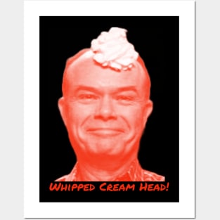 Whipped Cream Head Posters and Art